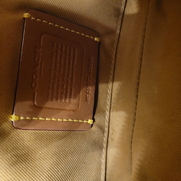 Coach Restored Camera Bag Pebbled Leather Chalk White Brass - Picture 10 of 12